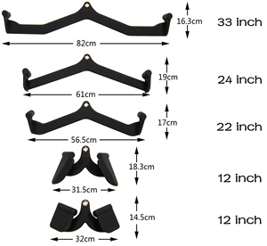 Accesorios de Fitness Mag Grips, 5 Piezas, Accesorios para Máquinas de Poleas, Accesorios para Poleas de Cable, Accesorios para Poleas de Tracción LAT - Product Image 3