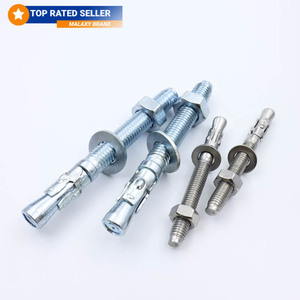 MALAXY M4 M5 M6 M8 acier Hex/tête ronde coin ancre Din Standard boulon d'expansion mur <span class=keywords><strong>creux</strong></span> ancre Rivet écrou <span class=keywords><strong>vis</strong></span> d'expansion - Product Image 1