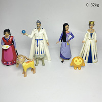 XR 6 pièces un ensemble le souhait roi sur le thème fête poupée figurine gâteau topper
