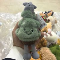 Hoogwaardige Jellycat-stijl Blush Peanut kleine pinguïn pluche pop hanger speelgoed sleutelhanger tasdecoratie unisex 14 jaar en ouder