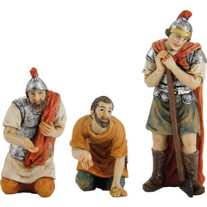 Ensemble de 3 figurines de la Nativité et de la Passion de Jésus de 9 cm pour vêtements de Noël, figurine et jouet (9006935226010) - Product Image 1