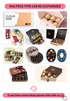 Boîte d'emballage rouge boîte d'emballage de bonbons personnalisée deux pièces en forme de coeur Saint Valentin boîte de dattes dubai emballage de chocolat
