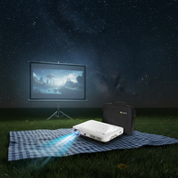 WOWOTO H10S 5000 Lumens Projecteur Portable WIFI BT Android 9 2G RAM Système Home Cinéma Mini Vidéoprojecteur Pico Intelligent