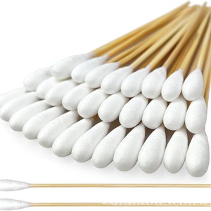 Bonson Pet Ear Cleaning Cotton Swabs 200 Pcs Absorbent Cotton For Dogs And <b>Cats</b> - Product Image 3