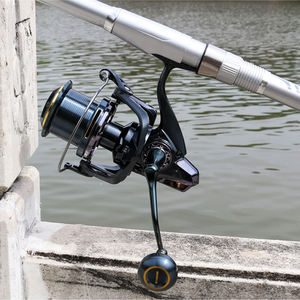 Reel Pancing Logam Berkualitas Tinggi 10+1BB 30 KG Max <span class=keywords><strong>Drag</strong></span> 9000/14000 Reel Pancing Surf Air Asin Reel Trolling Spinning - Product Image 6