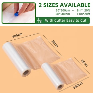 Giữ tươi PA + PE nhựa cấp thực phẩm phân hủy sinh học nổi Saver túi bánh sandwich túi Silicone CuộN thực phẩm đóng gói chân không túi - Product Image 2