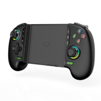 Contrôleur de jeux mobiles double mode Joystick à effet Hall Zero Drift RGB Lighting pour Switch PC Android IOS Gaming