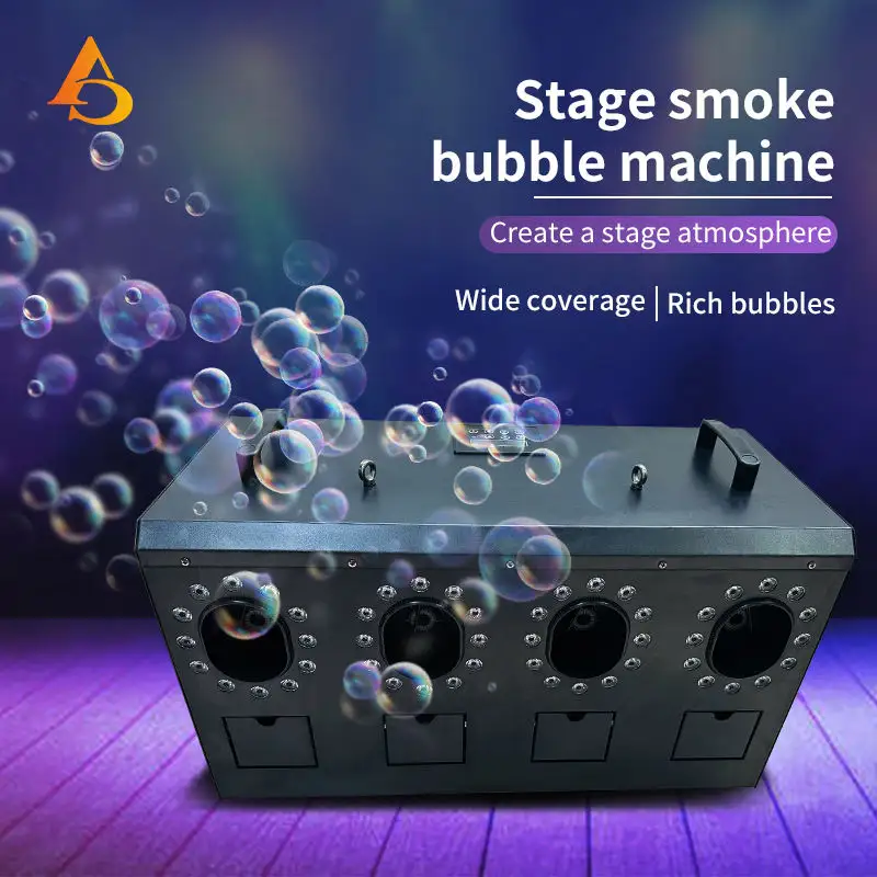 Ventes directes en gros 1500w machine à bulles de fumée de brouillard RGBW dmx machine à bulles avec fumée