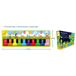 Neues lustiges Musik instrument für die früh kindliche Bildung Musik teppich Kinder berühren elektronischen Klavier teppich - Product Image 1