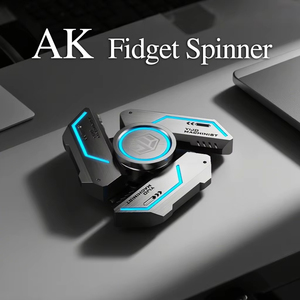 Kim loại Thần Tài <span class=keywords><strong>Spinner</strong></span> phát sáng trong bóng tối yên tĩnh vòng bi căng thẳng cứu trợ đồ chơi cho tự kỷ ADHD trẻ em người lớn mát mẻ quà tặng cho sự lo lắng cứu trợ - Product Image 6