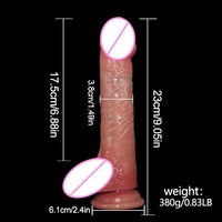 Realistischer Elite-Stoßdildo mit 42°C Sensor-Heizung, kabelloser Fernbedienung, für Erwachsene, Modell Sanctuary Pulse