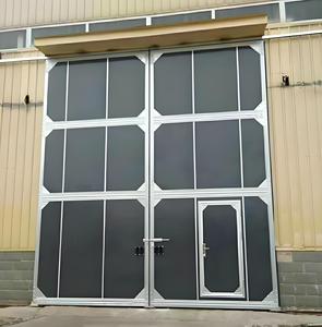 <span class=keywords><strong>Puerta</strong></span> <span class=keywords><strong>Batiente</strong></span> Industrial de Alta Calidad, Resistente al Viento y al Polvo, Adecuada para Fábricas, Almacenes y Garajes - Product Image 2