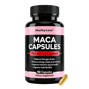 Tabletas de seis maca de marca privada, suplemento de hierbas 100% naturales, cápsulas de raíz de Maca negra - Product Image 2