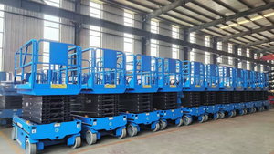 12米电动剪叉式升降机，可垂直升降货物，完成高空作业，剪叉式升降 - Product Image 3