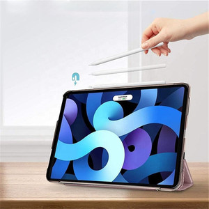 Usine En Gros De Luxe En Cuir PU Clair Dur PC Retour Smart Tablet Cover pour <span class=keywords><strong>ipad</strong></span> Air <span class=keywords><strong>4</strong></span> 5 10e 11e A16 Air 11 Génération Cas - Product Image 4