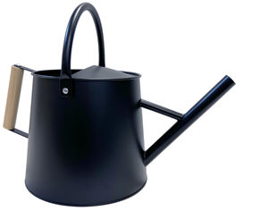 1.5 गैलन काले धातु का पानी लकड़ी के हैंडल के साथ कर सकते हैं - Product Image 5