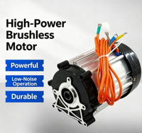 Moteur différentiel pour vélo électrique Rickshaw 60V/72V 1500W/1800W/2000W/2200W/3000W haute puissance CC sans balais étanche