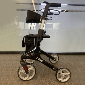 Andador Rollator para personas mayores Andador Rollator plegable con asiento y cuatro ruedas de 8 pulgadas-Andador Rollator médico - Product Image 2