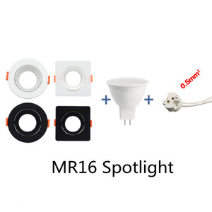 Spot <span class=keywords><strong>LED</strong></span> MR16 3W/5W/7W <span class=keywords><strong>12V</strong></span>-24V en plastique, douille <span class=keywords><strong>GU5</strong></span>,3, IP20, pour éclairage intérieur - Product Image 1