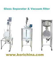Appareil de filtration sous vide en acier inoxydable de laboratoire, ensemble de filtres Nutsche pour la séparation chimique