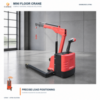 Grue de sol électrique à batterie CSEC-1200, 1200 kg, avec pied de support inclinable réglable pour levage en atelier, avec certification CE