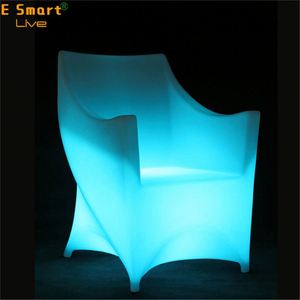 Tabouret incurvé portable, chaise de repos, <span class=keywords><strong>canapé</strong></span> sexuel, mobilier de bar en plastique PE brillant, led - Product Image 5
