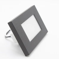 Lampe LED basse tension 12-24v en aluminium certifiée ETL Lampe murale à pied pour marches d'escalier d'intérieur Lampe étanche à LED pour marches de maison