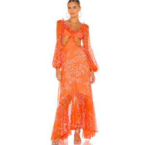Verified Supplier Long Chiffon Dress With Cut Out Top Customizable Plus  Size | Alibaba.com