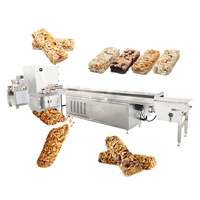 Ligne de production industrielle entièrement automatique de barres céréalières, ligne de formage et de découpe de barres de collation, machine de fabrication de barres granola, énergétiques et protéinées