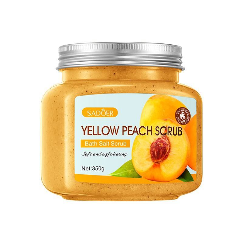 Gommage pêche jaune 350g