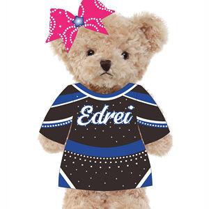 <span class=keywords><strong>Meito</strong></span> MT-CH0207ชุดเชียร์ลีดเดอร์หมี18นิ้วสำหรับผู้หญิงชุดเชียร์ลีดเดอร์ลายหมีสแปนเด็กซ์พิมพ์ลายดิจิตอลพลอยเทียมชุดสวมใส่เชียร์ลีดเดอร์ - Product Image 1