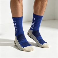 Chaussettes de football personnalisées antidérapantes avec grip en caoutchouc, chaussettes de sport respirantes et durables, chaussettes de football pour adultes OEM ODM