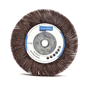 Fantech 프리미엄 165x50mm 용접 솔기 청소용 금속 허브 그라인딩 디스크가있는 장착되지 않은 플랩 휠 - Product Image 1