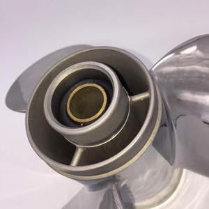 Winibo 9-7/8 x 10-1/<span class=keywords><strong>2</strong></span> inci, 9-7/8 x 12 x 13 inci, X14 inci Baling-baling Baja Tahan Karat dengan Hub Karet Tekan untuk Motor Tempel Yamaha 20HP 30HP - Product Image 6