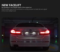 Luces Traseras LED para BMW F10 2010-2017 M5 520i 525i 530i 528i, Luz Trasera M5, Luz de Freno Trasera, Accesorios Automotrices