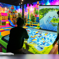 Projecteur machine de jeu Projectile interactif Table de sable magique Projectives pour enfants équipement d'amusement intérieur