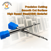 Warrior's Bit CNC Bit End Mill Tools 8mm Shank One Flûte HSS Fraise pour fenêtre de porte en alliage d'aluminium