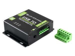 Convertisseur d'interface USB RS232/485/TTL Waveshare ARM avec isolation industrielle, compatible avec les systèmes d'exploitation Windows 10 / 8.1 / 8 / 7 / XP - Product Image 2