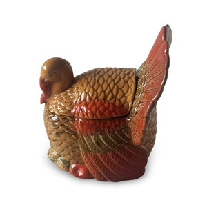 Piatto a forma di tacchino in gres per il giorno del ringraziamento novità smalto reattivo in ceramica per tacchino - Product Image 3