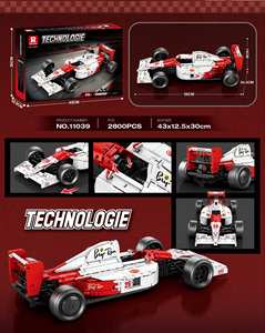 Coche de Carreras de Fórmula 1 <span class=keywords><strong>MP4</strong></span> Technic a Escala 1:8, Modelo de Bloques de Construcción, Coche Moderno, Locomotora, Carrocería Desmontable - Product Image 6
