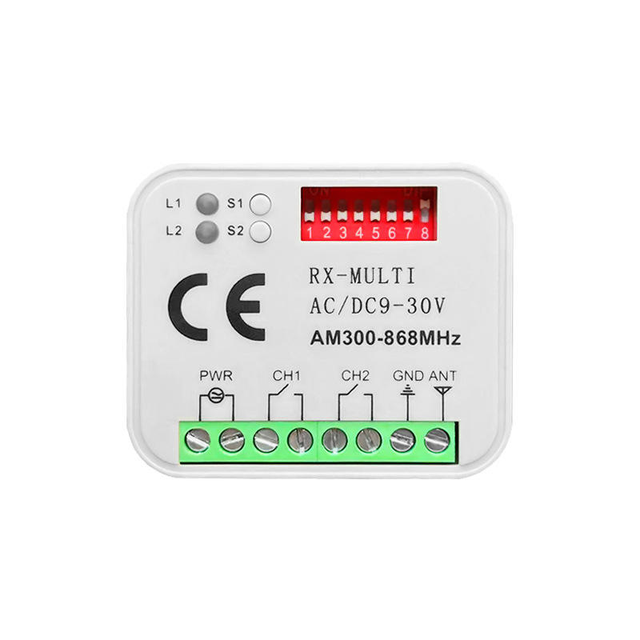Universal Remote Control Receiver for Garage 868MHz 868.3MHz 433.92MHz Switch Module