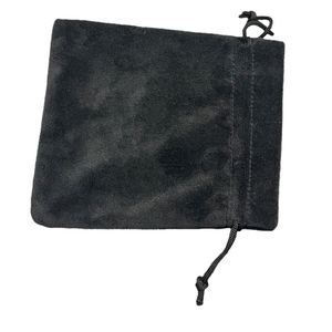 Sac à cordon en velours personnalisé 10*12, sacs cadeaux en flanelle pour bijoux avec logo, pochette de rangement recyclable pour pendentifs - Product Image 4