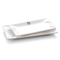 Vaisselle en plastique réutilisable personnalisée pour les hôtels OEM Assiettes à sushi