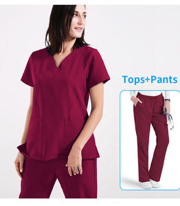 Prix de gros OEM marque de distributeur personnalisée, uniforme d'allaitement extensible, uniforme d'hôpital en polyester, vente en gros - Product Image 6