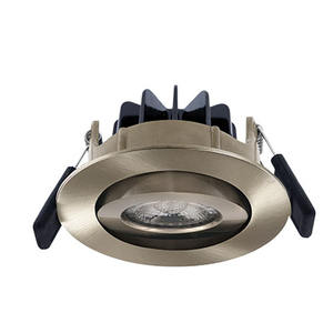 Foco de oro blanco plateado ángulo ajustable blanco LED <span class=keywords><strong>Lampra</strong></span> Downlight Ip44 Led luces redondas Led 6W 8W Cob empotrable Downlight - Product Image 1