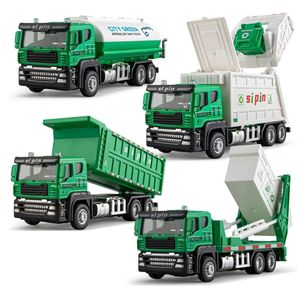 <span class=keywords><strong>Giocattolo</strong></span> per <span class=keywords><strong>camion</strong></span> della <span class=keywords><strong>spazzatura</strong></span> in lega pressofusa, Set di veicoli per <span class=keywords><strong>camion</strong></span> della <span class=keywords><strong>spazzatura</strong></span> in metallo per bambini, modellini in lega ad attrito per bambini - Product Image 1