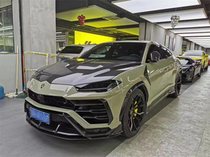 Kit de carrosserie en Fiber de carbone de Style <span class=keywords><strong>URUS</strong></span> TOPCAR, pare-chocs avant, lèvre, bord, diffuseur arrière, 2018-2019 L - Product Image 4