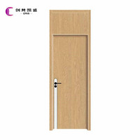 Porte insonorisée en cristal de carbone, 1 pièce, lumière assortie, de luxe, pour chambre à coucher, ingénierie et intérieur d'hôtel, unie