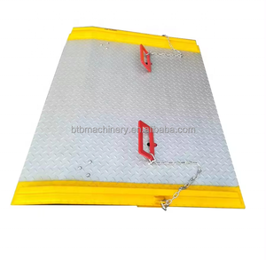 ציוד טיפול בחומרים טעינת עגינה משאית מלגזה רמפה לוחית פלדה עם ידית שוליים לוחות רציף פלדה - Product Image 3