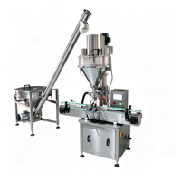Machine de remplissage automatique à vis sans fin pour poudres sèches (farine, épices, sel, sucre, protéines) avec chargeur à vis